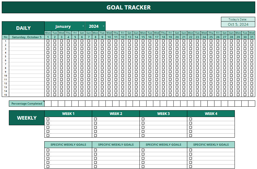 Daily Goal Tracker