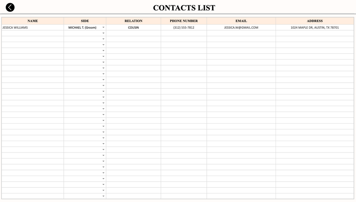 Wedding Planner A–Z [All-in-one system]