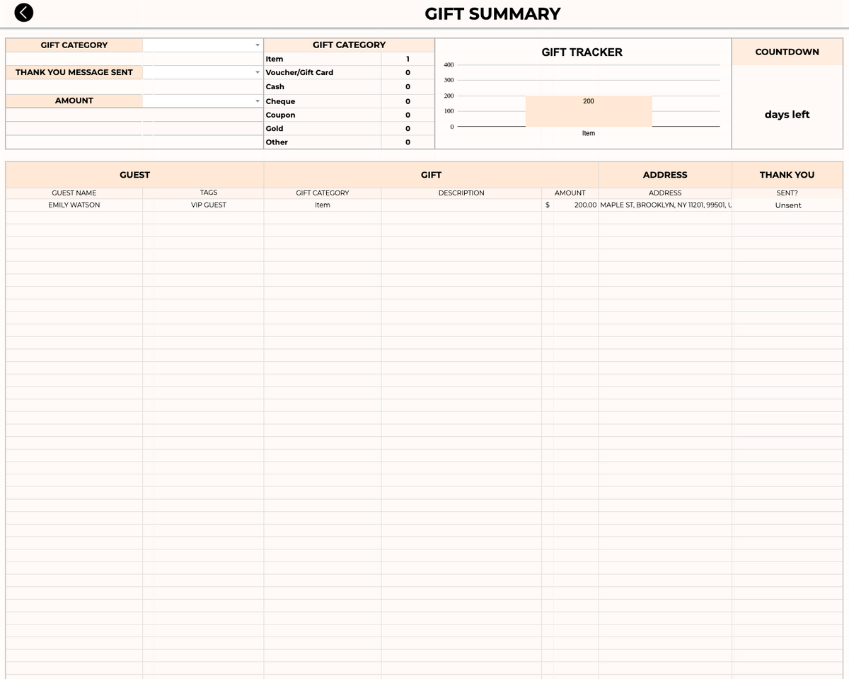 Wedding Planner A–Z [All-in-one system]