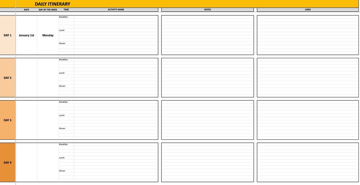 Ultimate Travel Planner [Budget, To-do, Packing, Itinerary]