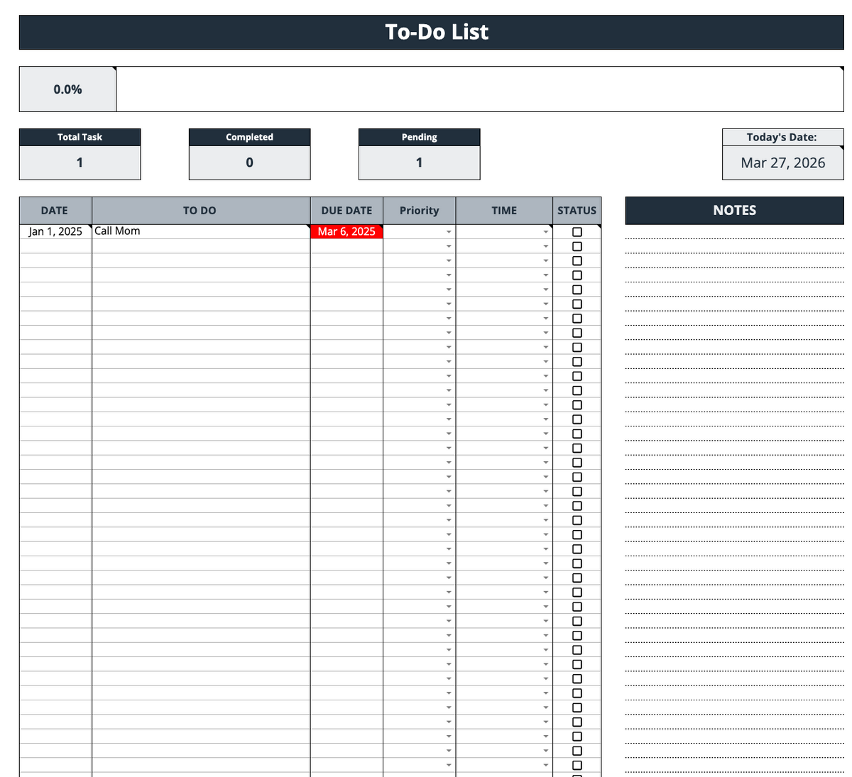 The Complete Organizer [Daily Schedule, To-do List, Habit Tracker, Goal Tracker & Calendar Overview]