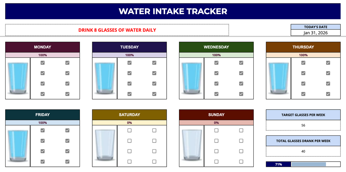 Water Intake Tracker