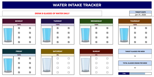 Water Intake Tracker